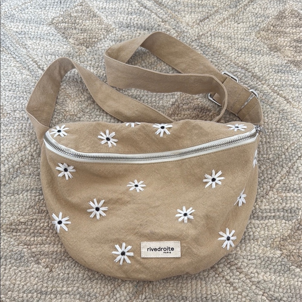 Tan Floral Women's Bag